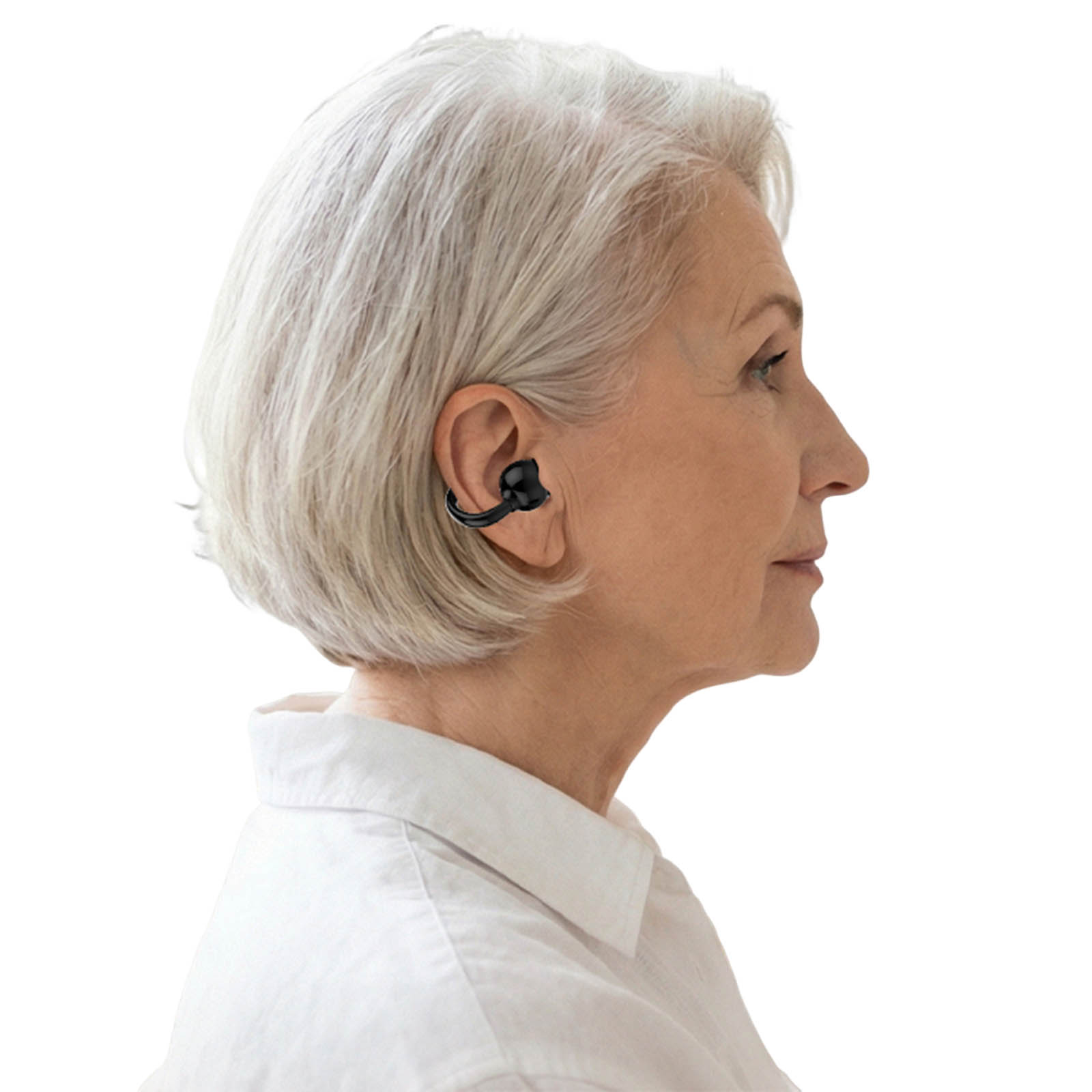 Bluetooth Headset On Ear - Bluetooth-Compatible Single-Ear Headset Noise Reduction Clip-On
