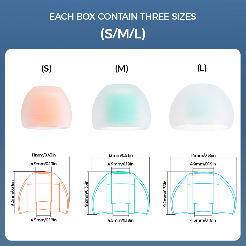 Hifiishirr Candy Color Silicon - đánh giá và giá Silicone Ear Tip Replacement
