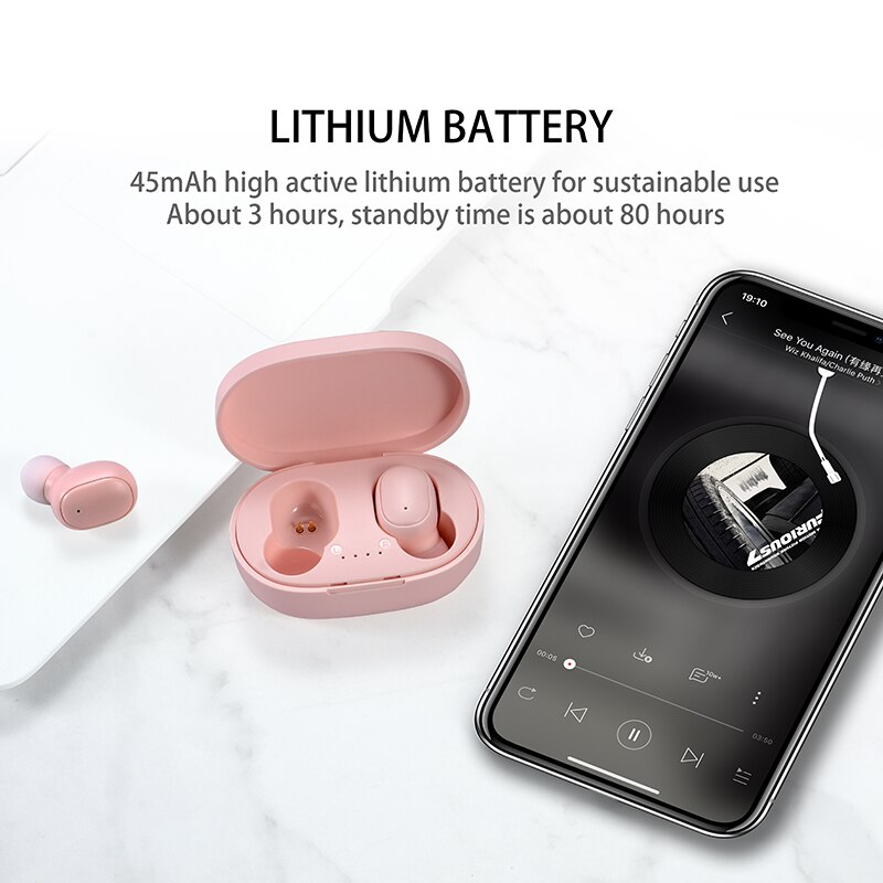A6S TWS Earphones Wireless Blu - đánh giá và giá Wireless Earbuds Tws