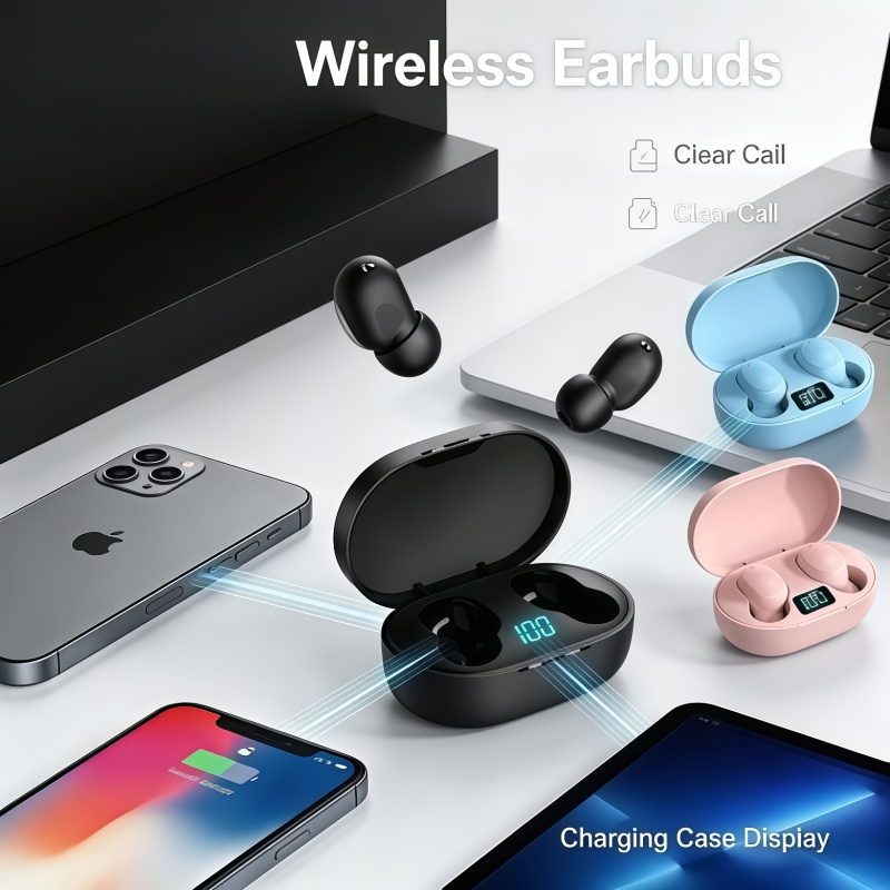 2026 New TWS E6S Fone Bluetoot - đánh giá và giá Bluetooth Headset On Ear
