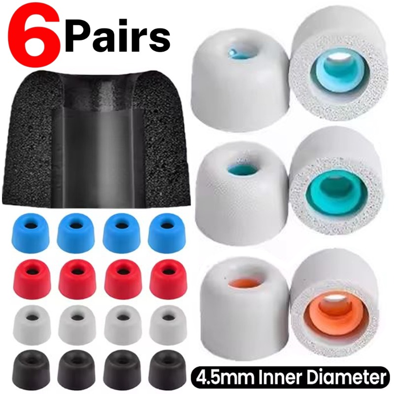 6/1Pairs Soft Memory Foam Earb - đánh giá và giá Earphone Foam Tip
