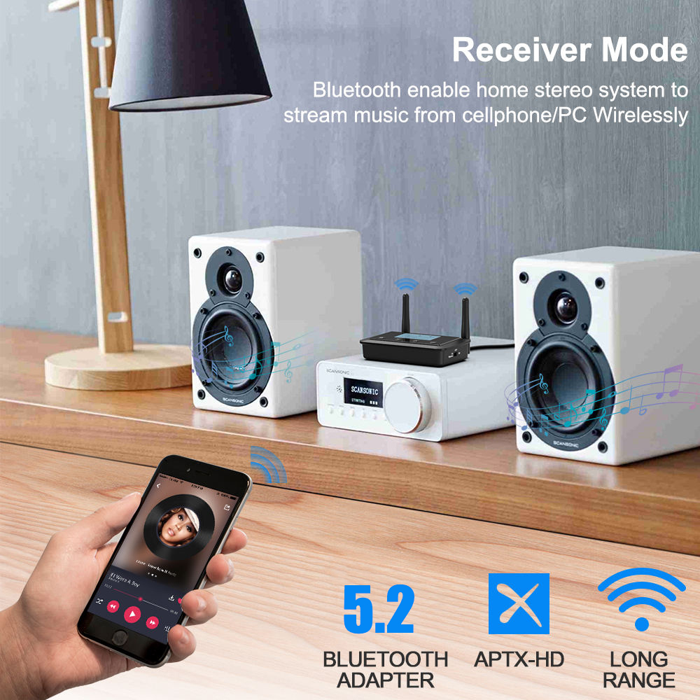 1Mii B03+ Home Theater Long Ra - đánh giá và giá Bluetooth Adapter Receiver