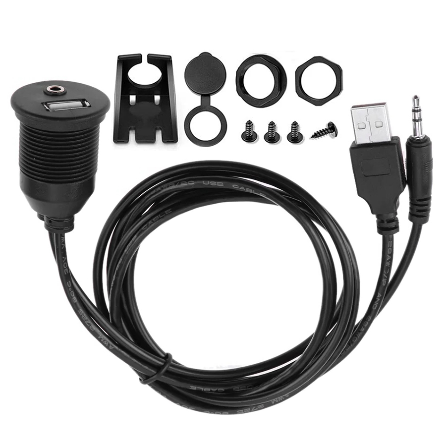 1M USB & 3.5mm AUX Male to Fem - đánh giá và giá Cable Extension 3.5