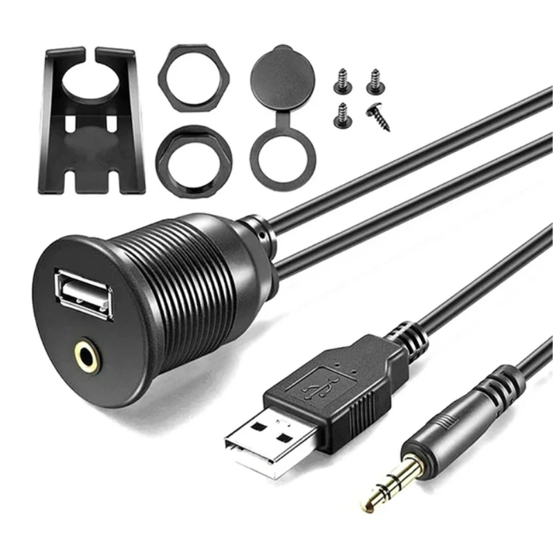 1M USB & 3.5mm AUX Male to Fem - đánh giá và giá Cable Extension 3.5