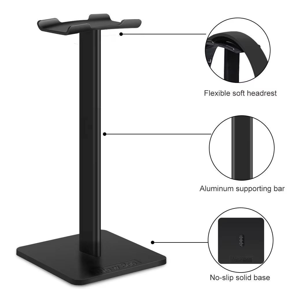 New Bee Z1 Aluminium Alloy Hea - đánh giá và giá Headphone Stand Desk