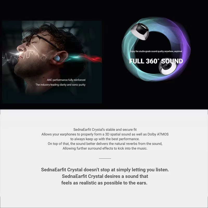 AZLA SednaEarfit Crystal Earti - đánh giá và giá Wireless Earbuds Tws