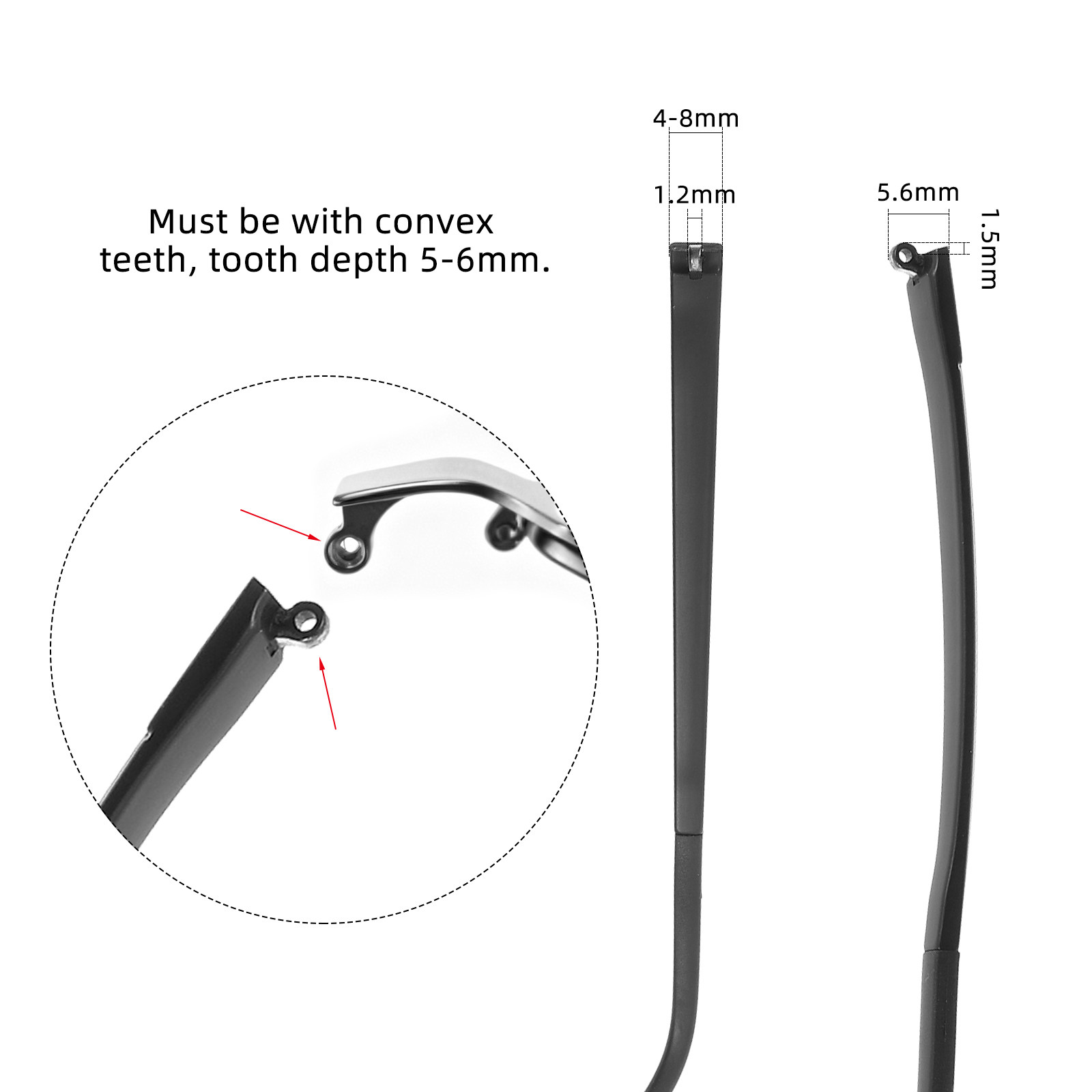 Universal Eyeglass Temple End  - đánh giá và giá Silicone Ear Tip Replacement