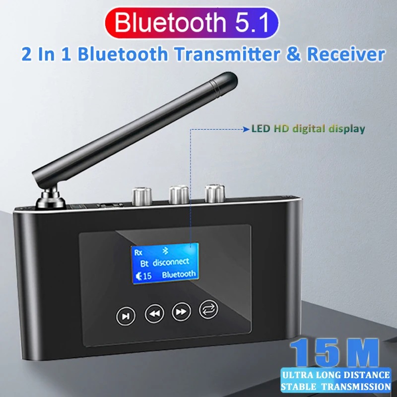 2 in 1 Long Range Bluetooth 5. - đánh giá và giá Bluetooth Adapter Receiver