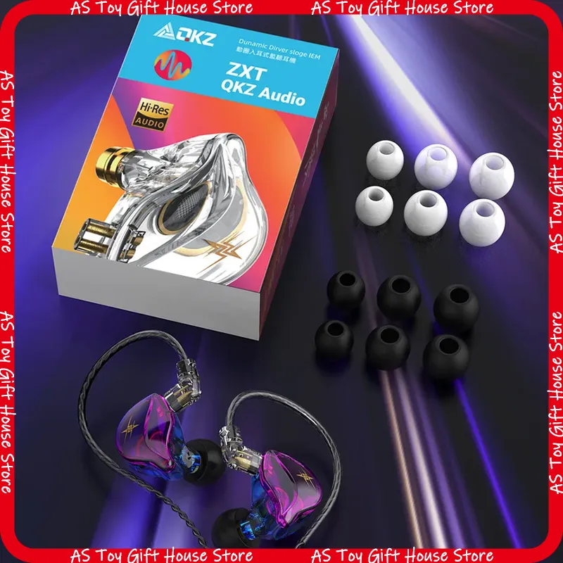 QKZ ZXT In Ear Wired Headphone - đánh giá và giá Wired Earphone Mic