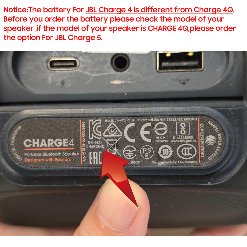 Replacement Battery ID998 IY06 - đánh giá và giá Jbl Speaker Charge 5