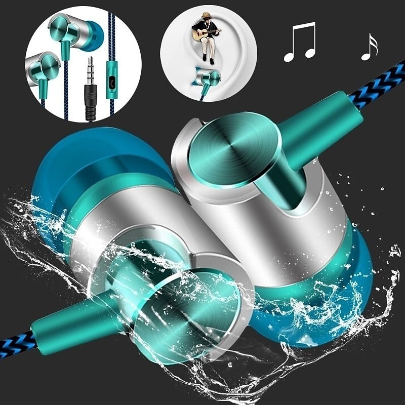 9D Stereo Wired Headphones Bas - đánh giá và giá Wired Earphone Mic